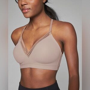 Seamless V-Neck Bralette in Taupe - Women Intimates